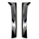 2Pcs Car Rear Window Side Spoiler Wing Canard Canards Splitter For VW Tiguan MK2 2017+ 2Pcs Car Rear Window Side Spoiler Wing Canard Canards Splitter For VW Tiguan MK2 2017+