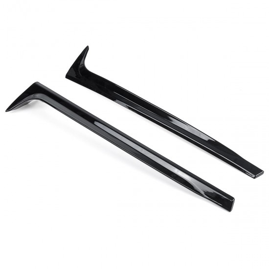 2Pcs Car Rear Window Side Spoiler Wing Glossy Canard Canards Splitter For VW Polo MK5 2011-2017 2Pcs Car Rear Window Side Spoiler Wing Glossy Canard Canards Splitter For VW Polo MK5 2011-2017