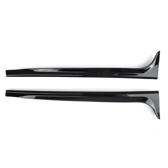 2Pcs Car Rear Window Side Spoiler Wing Glossy Canard Canards Splitter For VW Polo MK5 2011-2017 2Pcs Car Rear Window Side Spoiler Wing Glossy Canard Canards Splitter For VW Polo MK5 2011-2017