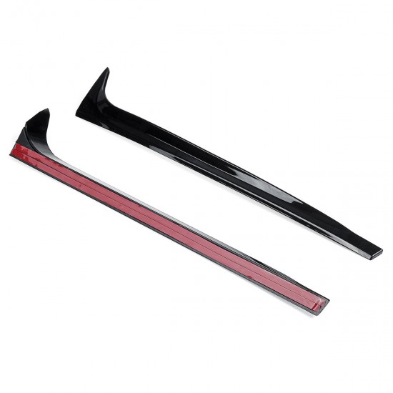 2Pcs Car Rear Window Side Spoiler Wing Glossy Canard Canards Splitter For VW Polo MK5 2011-2017 2Pcs Car Rear Window Side Spoiler Wing Glossy Canard Canards Splitter For VW Polo MK5 2011-2017