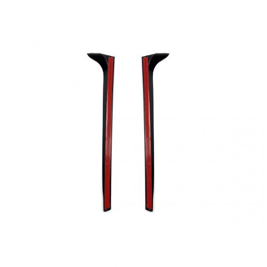 2Pcs Car Rear Window Side Spoiler Wing Glossy Canard Canards Splitter For VW Polo MK5 2011-2017 2Pcs Car Rear Window Side Spoiler Wing Glossy Canard Canards Splitter For VW Polo MK5 2011-2017