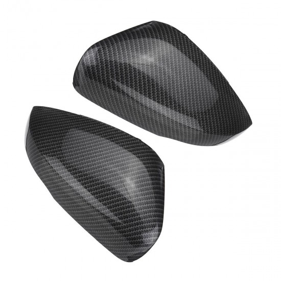 2Pcs Carbon Fiber Door Wing Caps Rearview Mirror Covers For VW Polo 6R 6C 2010-2017 2Pcs Carbon Fiber Door Wing Caps Rearview Mirror Covers For VW Polo 6R 6C 2010-2017