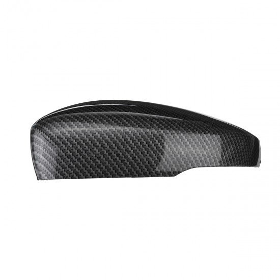 2Pcs Carbon Fiber Door Wing Caps Rearview Mirror Covers For VW Polo 6R 6C 2010-2017 2Pcs Carbon Fiber Door Wing Caps Rearview Mirror Covers For VW Polo 6R 6C 2010-2017