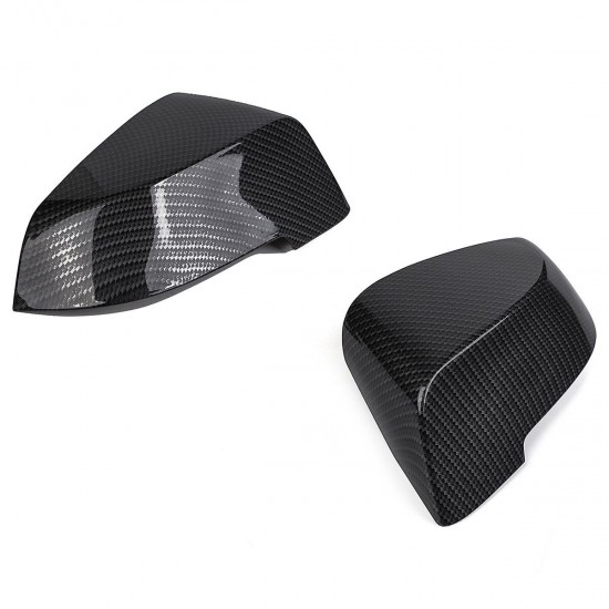 2Pcs Carbon Fiber Side Wing Rear View Mirror Covers Caps For BMW F10 F11 2014-2017 2Pcs Carbon Fiber Side Wing Rear View Mirror Covers Caps For BMW F10 F11 2014-2017
