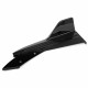 2Pcs Universal Anti-Scratch Car Rear Bumper Lip Wrap Angle Splitters Glossy Black