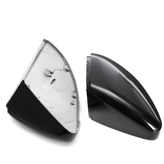 2pcs 1 Pair Front Wing Mirror Cover Wing Case Rear View Mirror Case Cover For VW