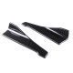 2pcs 48cm Carbon Fiber Universal Anti-Scratch Car Rear Bumper Lip Wrap Angle Splitters Mudguards