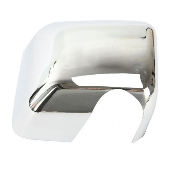 2pcs Chrome Car Rear View Mirrors Shell Trims for Jeep Wrangler JK 07-16 2pcs Chrome Car Rear View Mirrors Shell Trims for Jeep Wrangler JK 07-16