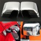 2pcs Chrome Car Rear View Mirrors Shell Trims for Jeep Wrangler JK 07-16