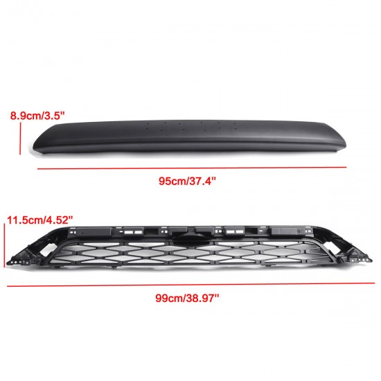 2pcs Front Grille Mesh Grill Set For Toyota 4Runner TRD PRO 2014-2018 2pcs Front Grille Mesh Grill Set For Toyota 4Runner TRD PRO 2014-2018