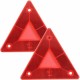 2pcs Triangular Side Red Reflectors For Car Truck Van Trailers Caravans Lorry Bus 2pcs Triangular Side Red Reflectors For Car Truck Van Trailers Caravans Lorry Bus