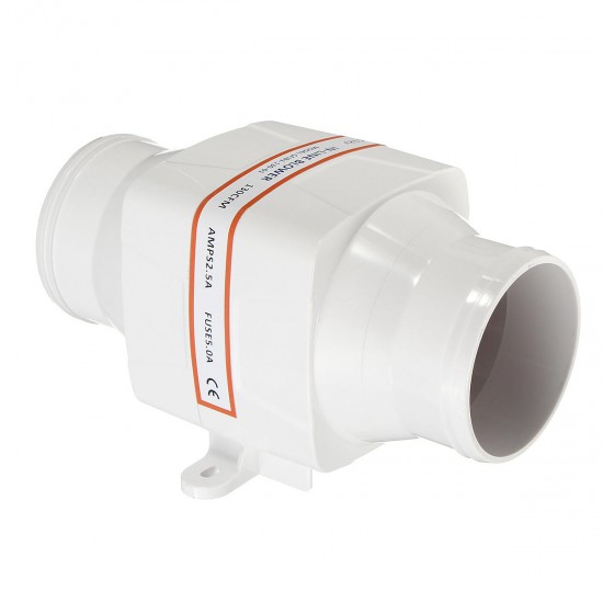 3 Inch In Line Air Blower Boat Bilge Engine Galley Marine Ventilation Fan 12V 130CFM 3 Inch In Line Air Blower Boat Bilge Engine Galley Marine Ventilation Fan 12V 130CFM