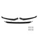 3 PCS Gloss Black Front Bumper Spoiler Lip Cover For Hyundai Elantra 2017-2018