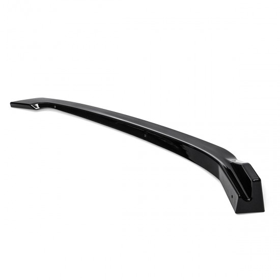 3 PCS Gloss Black Front Bumper Spoiler Lip Cover For Hyundai Elantra 2017-2018 3 PCS Gloss Black Front Bumper Spoiler Lip Cover For Hyundai Elantra 2017-2018