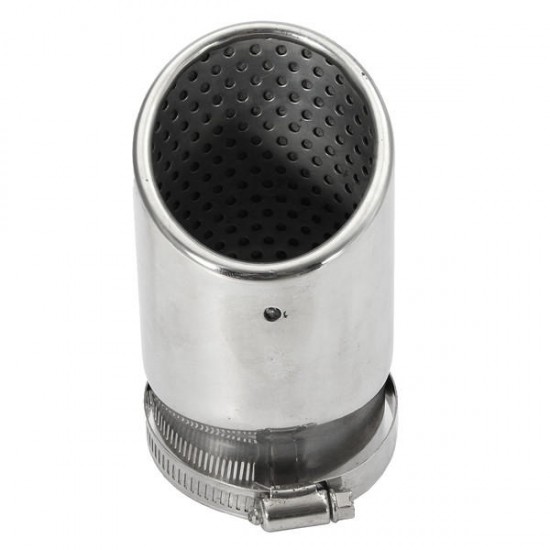 35-65mm Stainless Exhaust Muffler Pipe Silencer Tip Modification Universal for Car SUV