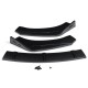 3PCS Carbon Fiber Style Front Bumper Spoiler Lip Cover Trim Protector For Tesla Model 3 X S