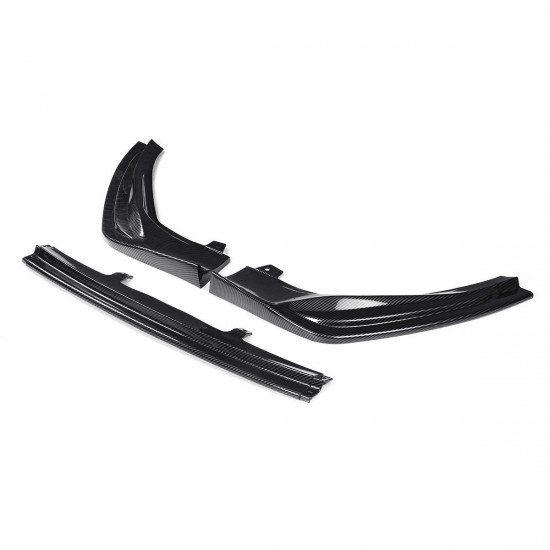 3PCS Front Bumper Lip Splitter For Lexus 2014-2016 IS250 IS350 IS200T F-SPORT STYLE JDM Strip 3PCS Front Bumper Lip Splitter For Lexus 2014-2016 IS250 IS350 IS200T F-SPORT STYLE JDM Strip
