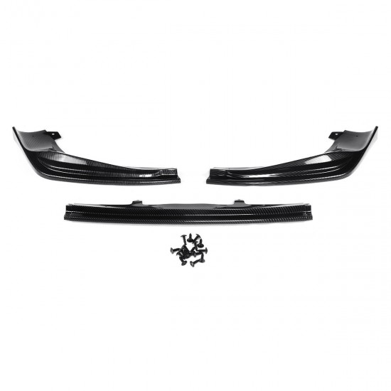 3PCS Front Bumper Lip Splitter For Lexus 2014-2016 IS250 IS350 IS200T F-SPORT STYLE JDM Strip 3PCS Front Bumper Lip Splitter For Lexus 2014-2016 IS250 IS350 IS200T F-SPORT STYLE JDM Strip