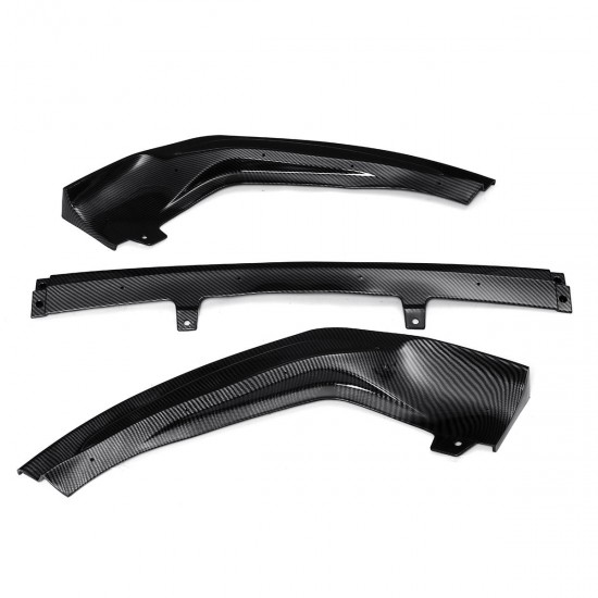 3PCS Front Bumper Lip Splitter For Lexus 2014-2016 IS250 IS350 IS200T F-SPORT STYLE JDM Strip 3PCS Front Bumper Lip Splitter For Lexus 2014-2016 IS250 IS350 IS200T F-SPORT STYLE JDM Strip