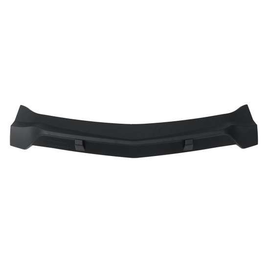 3PCS Matte Black Front Bumper Lip Spoiler Cover Trim For Mercedes-Benz W204 2008-2014