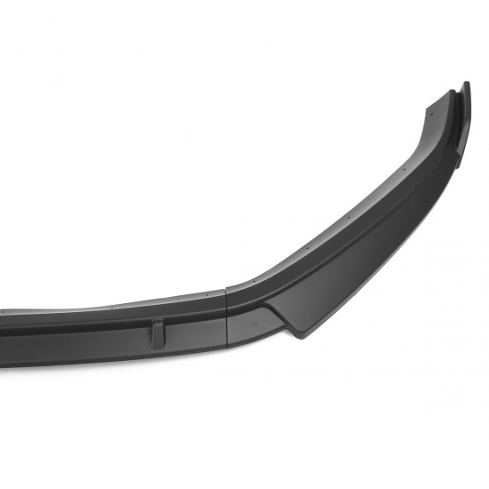 3PCS Matte Black Front Bumper Lip Spoiler Trim For Volkswagen VW Golf MK7.5 2018-2019 3PCS Matte Black Front Bumper Lip Spoiler Trim For Volkswagen VW Golf MK7.5 2018-2019
