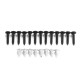 3PCS Matte Black Front Bumper Lip Spoiler Trim For Volkswagen VW Golf MK7.5 2018-2019 3PCS Matte Black Front Bumper Lip Spoiler Trim For Volkswagen VW Golf MK7.5 2018-2019