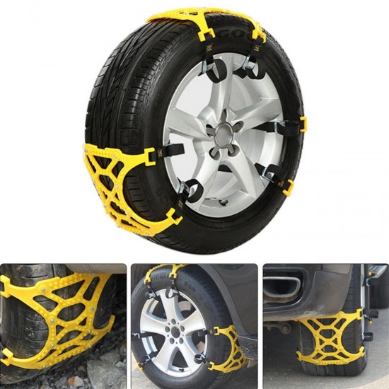3PCS TPU Car Tire Snow Chain Wheel Tyre Anti-skid Belt Safety Chain 3PCS TPU Car Tire Snow Chain Wheel Tyre Anti-skid Belt Safety Chain
