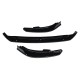 3Pcs Car Glossy Black Front Bumper Lip Spoiler Cover Trim 3PCS For Ford Focus 2019