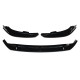 3Pcs Car Glossy Black Front Bumper Lip Spoiler Cover Trim 3PCS For Ford Focus 2019