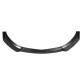 3Pcs Car Matte Black Front Bumper Lip Spoiler Protector Cover Trim For Mercedes CLA-Class W117 2016-2020