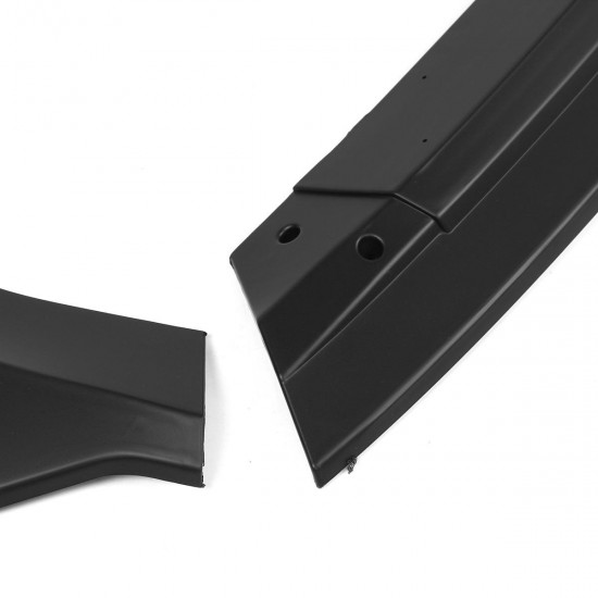 3Pcs Car Matte Black Front Bumper Lip Spoiler Protector Cover Trim For Mercedes CLA-Class W117 2016-2020 3Pcs Car Matte Black Front Bumper Lip Spoiler Protector Cover Trim For Mercedes CLA-Class W117 2016-2020