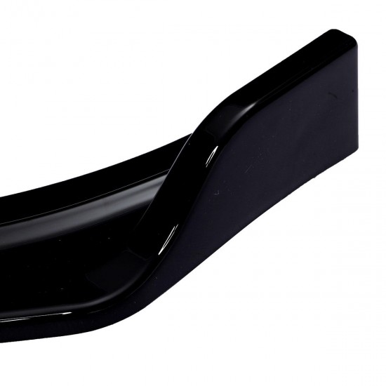 3Pcs For 2016-2018 Audi A6 Sport Bright black Front Bumper Protector Lip Body Kit Spoiler 3Pcs For 2016-2018 Audi A6 Sport Bright black Front Bumper Protector Lip Body Kit Spoiler