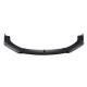 3Pcs Front Bumper Lip Spoiler Chin Splitter Matte Black For Honda Civic Sedan 4 Door 2016-2018