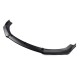 3Pcs Front Bumper Lip Spoiler Chin Splitter Matte Black For Honda Civic Sedan 4 Door 2016-2018