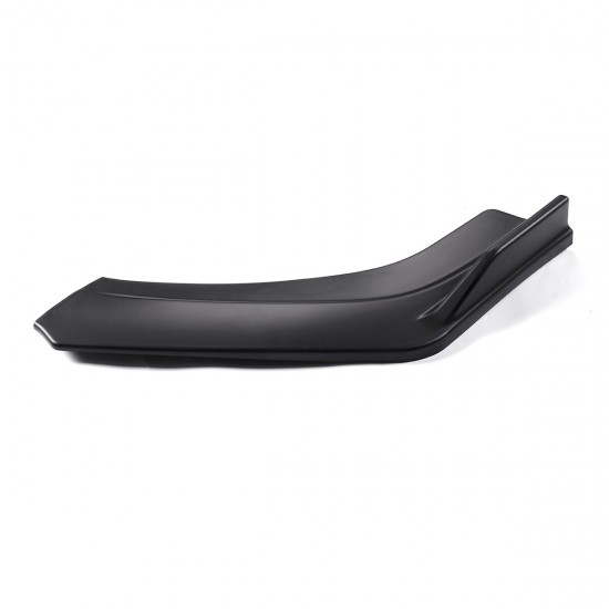 3Pcs Front Bumper Lip Spoiler Chin Splitter Matte Black For Honda Civic Sedan 4 Door 2016-2018 3Pcs Front Bumper Lip Spoiler Chin Splitter Matte Black For Honda Civic Sedan 4 Door 2016-2018