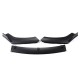 3Pcs Front Bumper Lip Spoiler Chin Splitter Matte Black For Honda Civic Sedan 4 Door 2016-2018