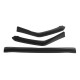 3Pcs Front Lip Chin Bumper Body Kits Matte Black For Subaru WRX STI 2015-2019 3Pcs Front Lip Chin Bumper Body Kits Matte Black For Subaru WRX STI 2015-2019