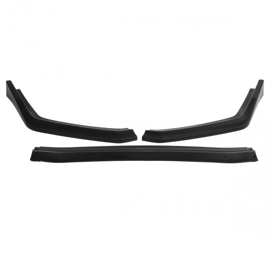 3Pcs Front Lip Chin Bumper Body Kits Matte Black For Subaru WRX STI 2015-2019 3Pcs Front Lip Chin Bumper Body Kits Matte Black For Subaru WRX STI 2015-2019