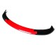 3Pcs Gloss Black Red ABS Front Bumper Lip Protector Spoiler For Tesla Model 3 2017-2019 3Pcs Gloss Black Red ABS Front Bumper Lip Protector Spoiler For Tesla Model 3 2017-2019