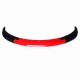 3Pcs Gloss Black Red ABS Front Bumper Lip Protector Spoiler For Tesla Model 3 2017-2019