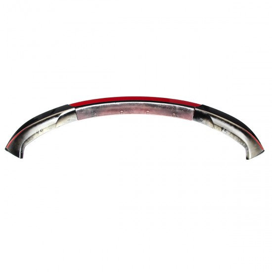 3Pcs Gloss Black Red ABS Front Bumper Lip Protector Spoiler For Tesla Model 3 2017-2019 3Pcs Gloss Black Red ABS Front Bumper Lip Protector Spoiler For Tesla Model 3 2017-2019