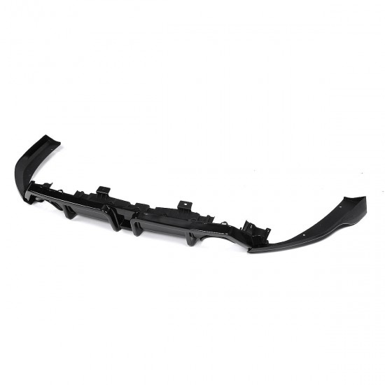 3Pcs Glossy Black Car Rear Bumper Diffuser For Honda Civic 2016-2019 3Pcs Glossy Black Car Rear Bumper Diffuser For Honda Civic 2016-2019