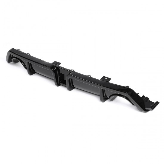 3Pcs Glossy Black Car Rear Bumper Diffuser For Honda Civic 2016-2019 3Pcs Glossy Black Car Rear Bumper Diffuser For Honda Civic 2016-2019