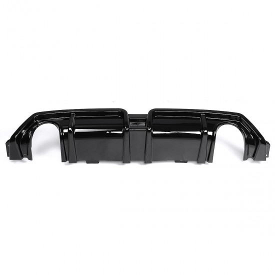 3Pcs Glossy Black Car Rear Bumper Diffuser For Honda Civic 2016-2019 3Pcs Glossy Black Car Rear Bumper Diffuser For Honda Civic 2016-2019