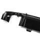 3Pcs Glossy Black Car Rear Bumper Diffuser For Honda Civic 2016-2019 3Pcs Glossy Black Car Rear Bumper Diffuser For Honda Civic 2016-2019