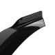 3Pcs Glossy Black Front Bumper Protector Lip Spoiler Covers Trim For Mercedes Benz CLA-Class W117 2016-2020 3Pcs Glossy Black Front Bumper Protector Lip Spoiler Covers Trim For Mercedes Benz CLA-Class W117 2016-2020