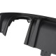 3Pcs Matte Black Car Rear Bumper Diffuser For Honda Civic 2016-2019 3Pcs Matte Black Car Rear Bumper Diffuser For Honda Civic 2016-2019