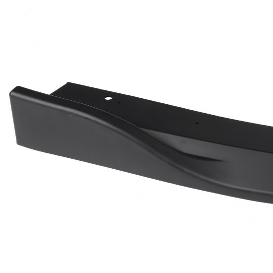 3Pcs Matte Black Car Rear Bumper Diffuser For Honda Civic 2016-2019 3Pcs Matte Black Car Rear Bumper Diffuser For Honda Civic 2016-2019