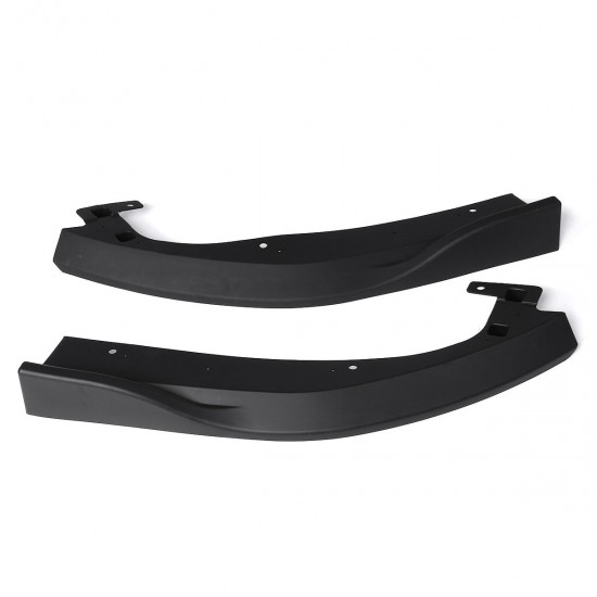 3Pcs Matte Black Car Rear Bumper Diffuser For Honda Civic 2016-2019 3Pcs Matte Black Car Rear Bumper Diffuser For Honda Civic 2016-2019