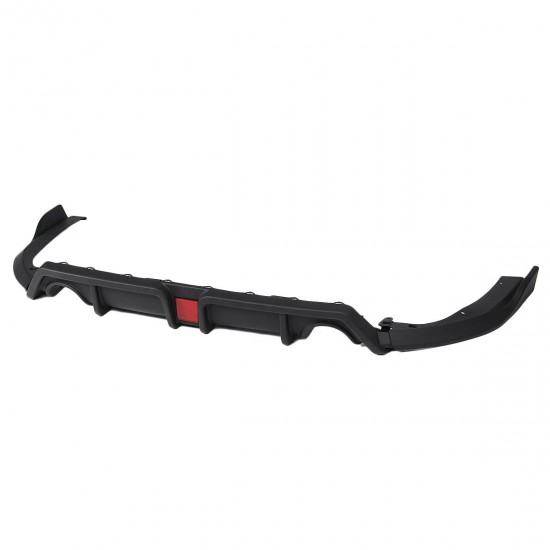 3Pcs Matte Black Car Rear Bumper Diffuser For Honda Civic 2016-2019 3Pcs Matte Black Car Rear Bumper Diffuser For Honda Civic 2016-2019